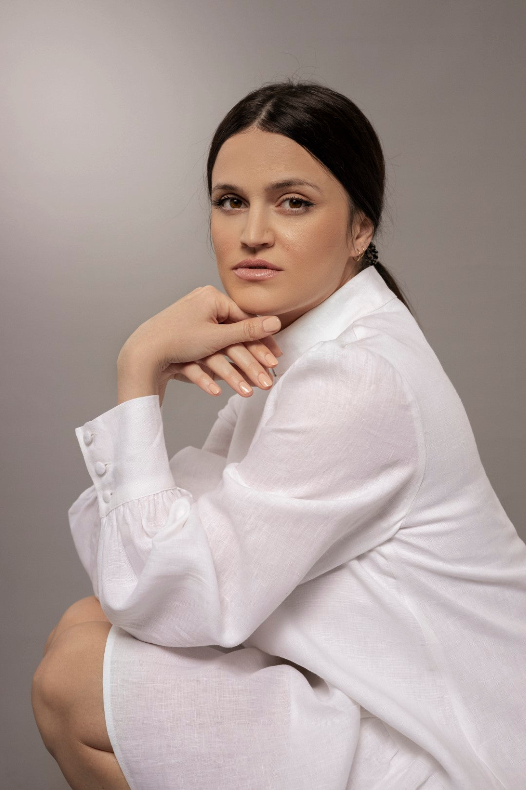 Lena Linen Dress