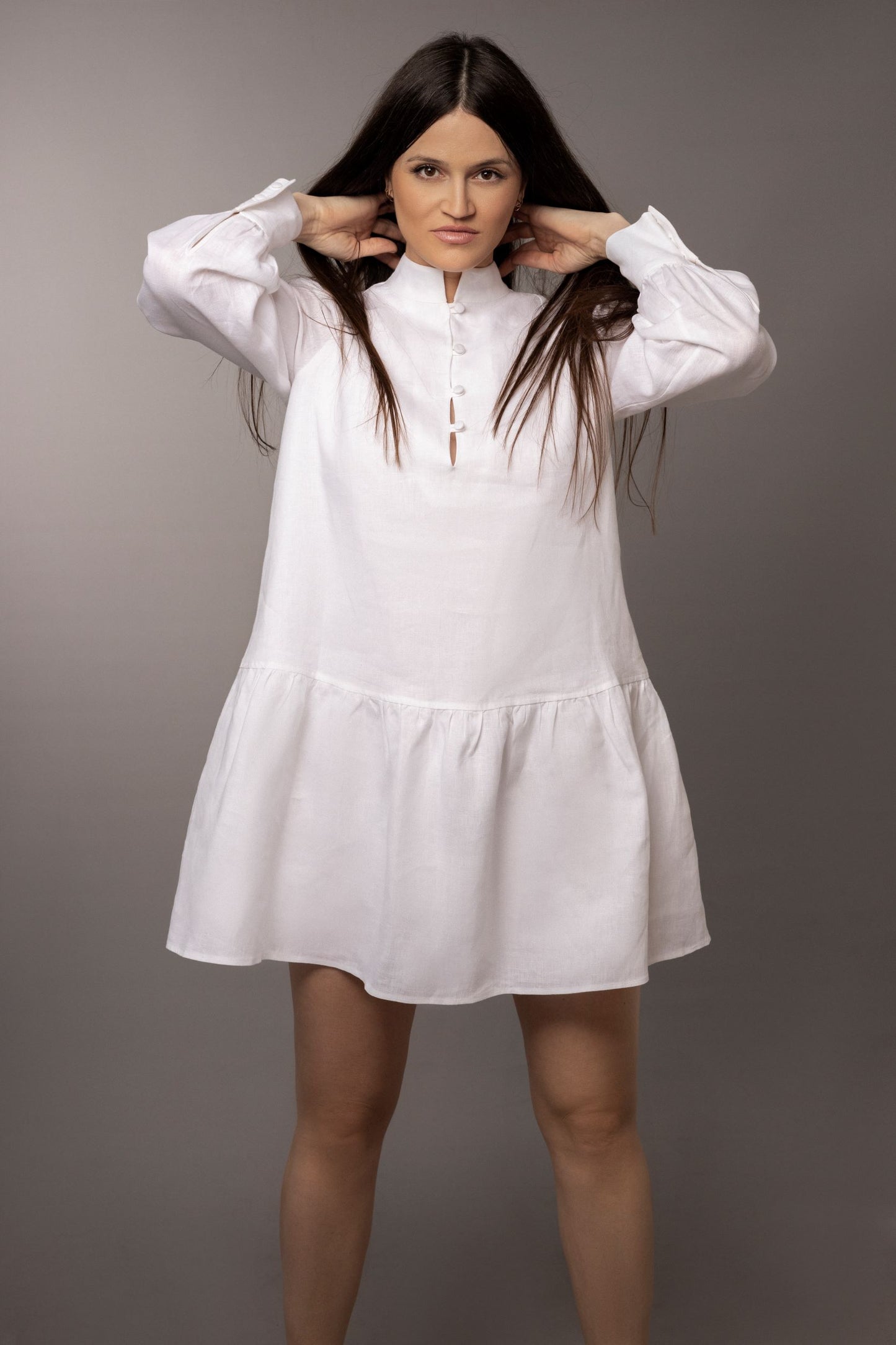 Lena Linen Dress